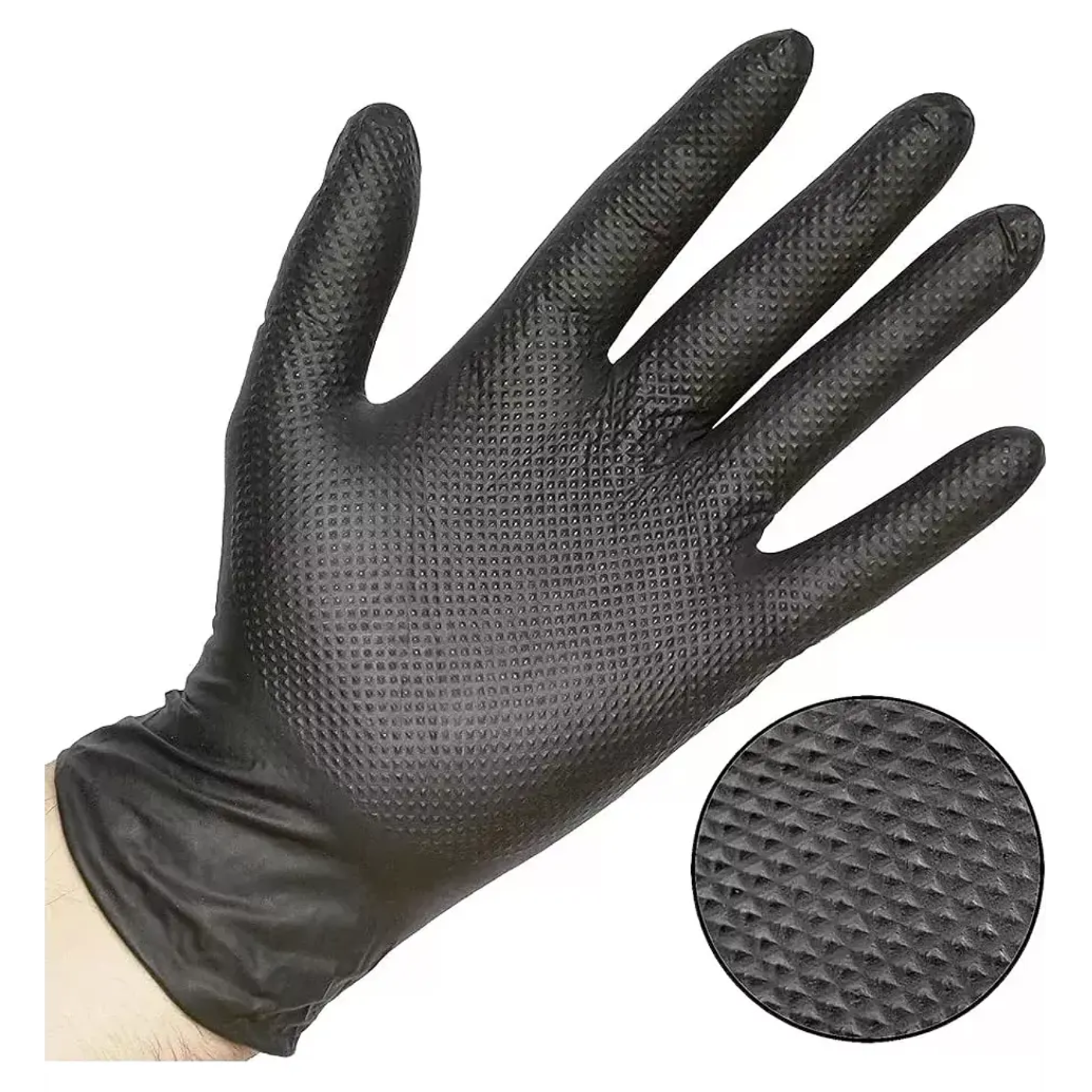GUANTES DE NITRILO TEXTURIZADO PROFESIONAL 8.0 GR
