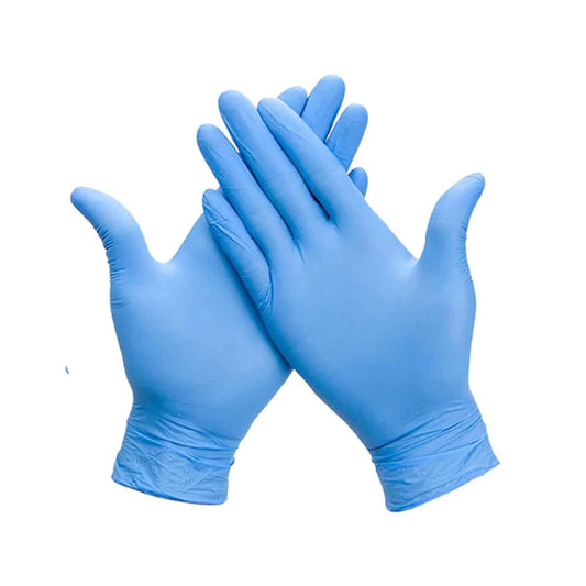 GUANTE EXAMINACION NITRILO AZUL 100 U